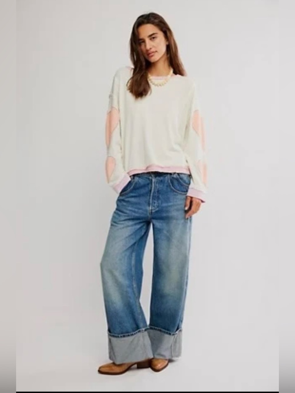 Free People We The Free Your A Star Long Sleeve Tee - Small - NWT